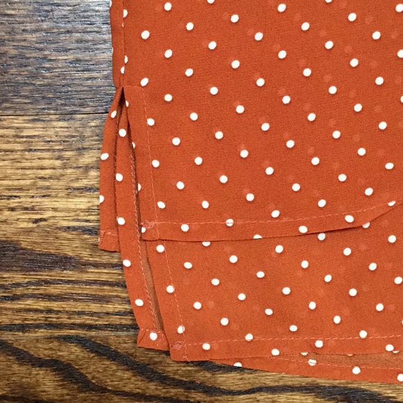 Forever 21 Orange Polka Dot Cami - Picture 7 of 8